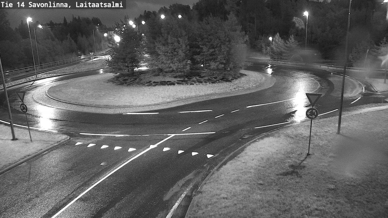 Weather Camera Image Road 14 Savonlinna, Laitaatsalmi, Savonlinna, Etelä-Savo