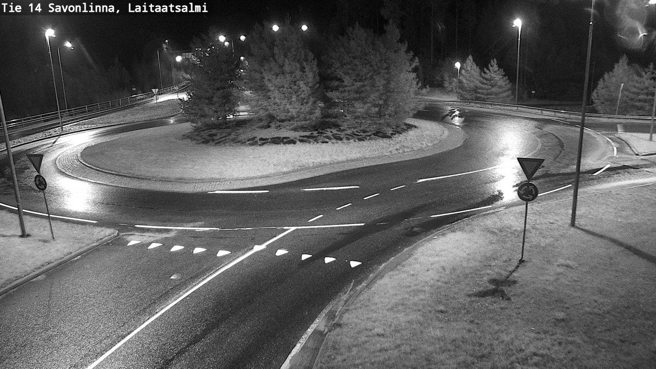 Weather Camera Image Road 14 Savonlinna, Laitaatsalmi, Savonlinna, Etelä-Savo