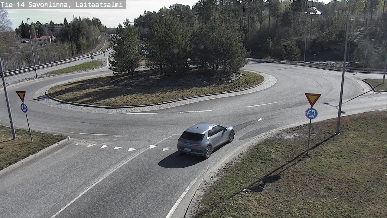 Weather Camera Image Road 14 Savonlinna, Laitaatsalmi, Savonlinna, Etelä-Savo