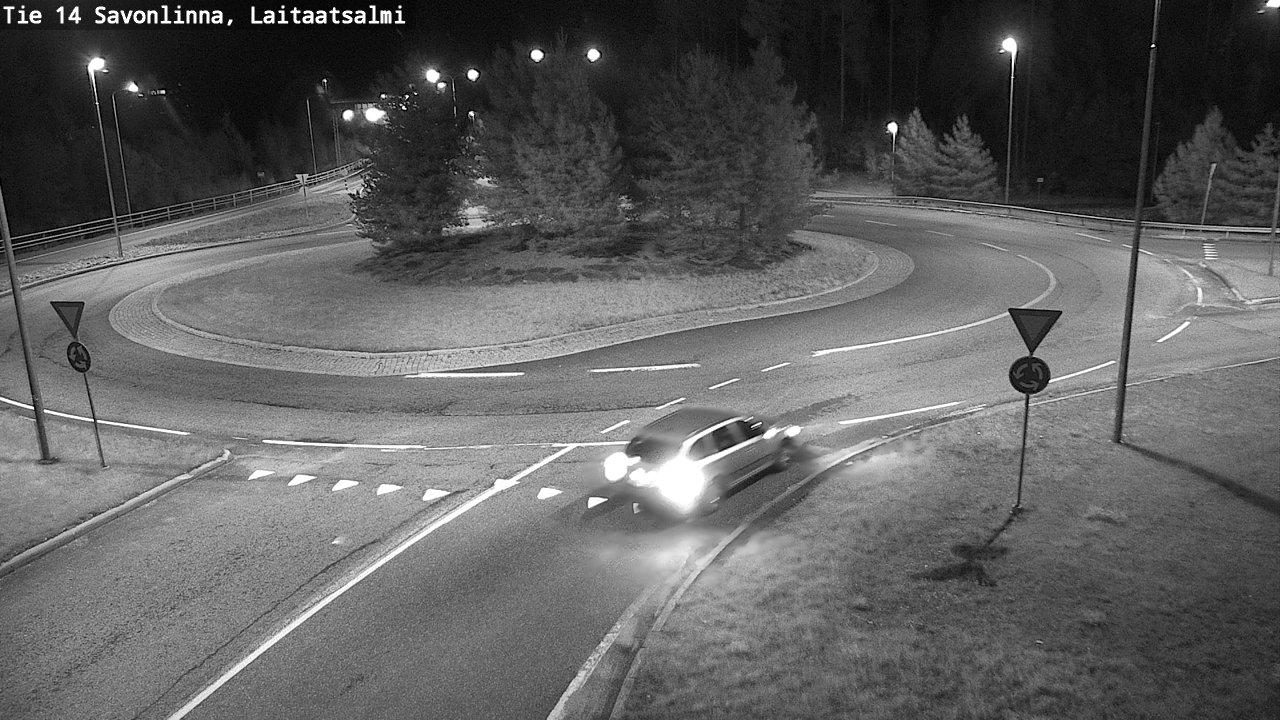 Weather Camera Image Road 14 Savonlinna, Laitaatsalmi, Savonlinna, Etelä-Savo