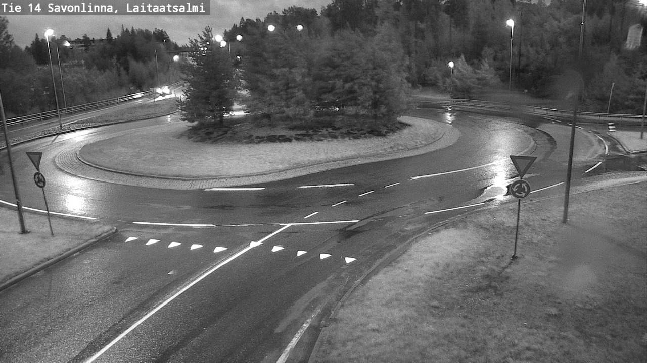 Weather Camera Image Road 14 Savonlinna, Laitaatsalmi, Savonlinna, Etelä-Savo