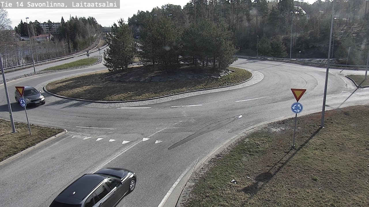 Weather Camera Image Väg 14 Nyslott, Laitaatsalmi, Savonlinna, Etelä-Savo