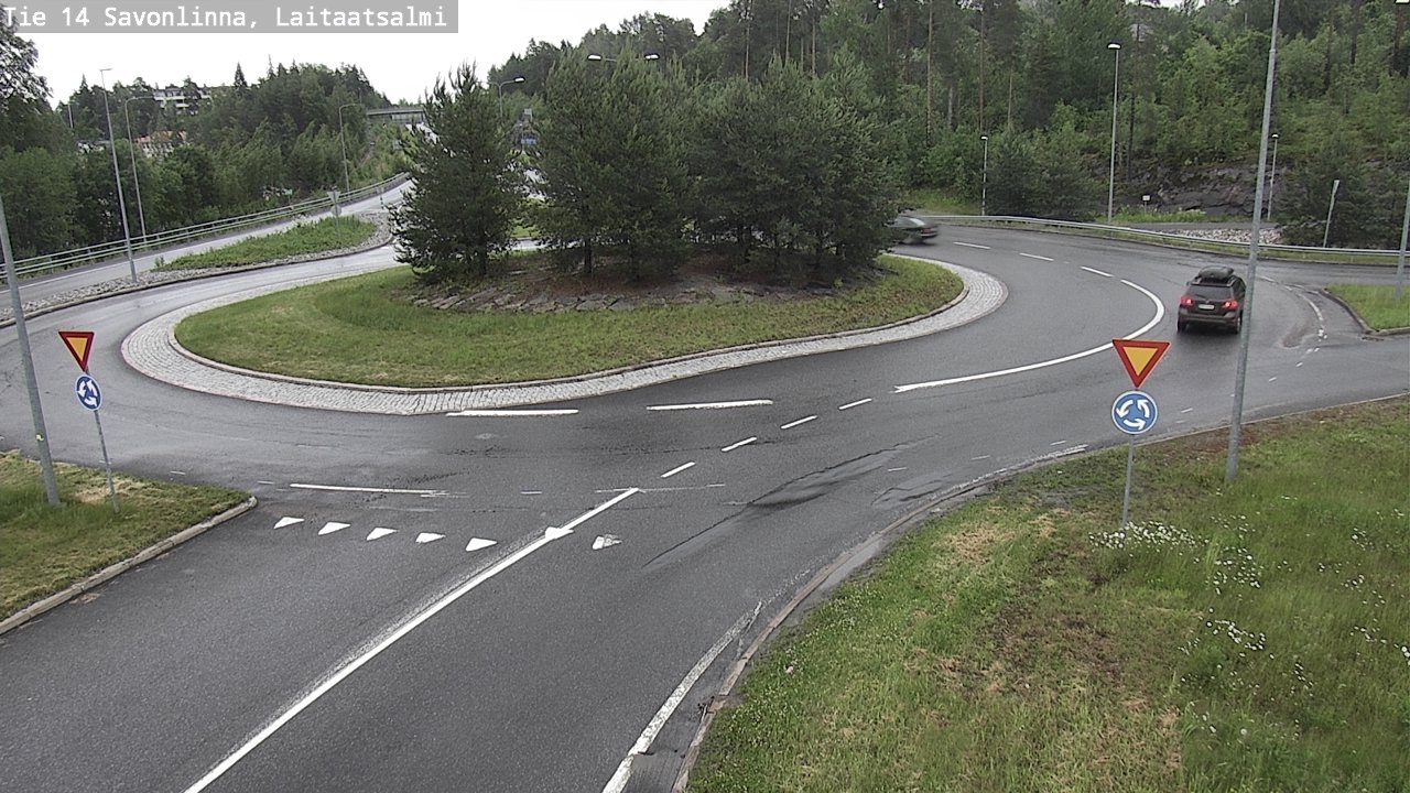 Weather Camera Image Väg 14 Nyslott, Laitaatsalmi, Savonlinna, Etelä-Savo