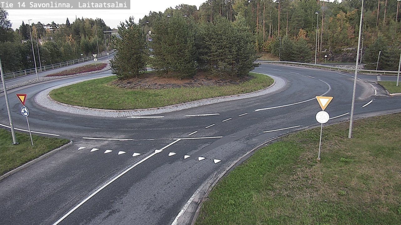 Weather Camera Image Road 14 Savonlinna, Laitaatsalmi, Savonlinna, Etelä-Savo