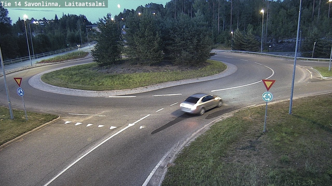 Weather Camera Image Väg 14 Nyslott, Laitaatsalmi, Savonlinna, Etelä-Savo