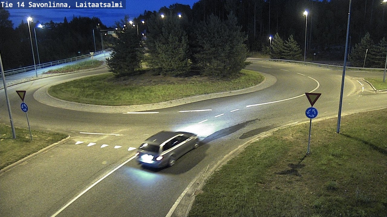Weather Camera Image Väg 14 Nyslott, Laitaatsalmi, Savonlinna, Etelä-Savo