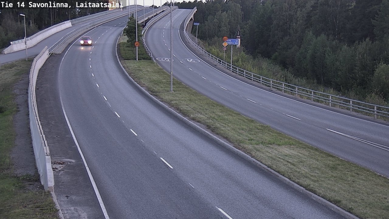 Kelikamerat Kuva Tie 14 Savonlinna, Laitaatsalmi, Savonlinna, Etelä-Savo