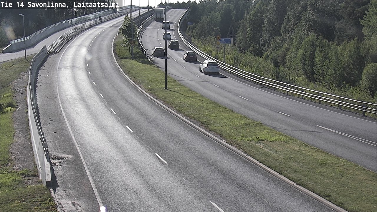 Kelikamerat Kuva Tie 14 Savonlinna, Laitaatsalmi, Savonlinna, Etelä-Savo