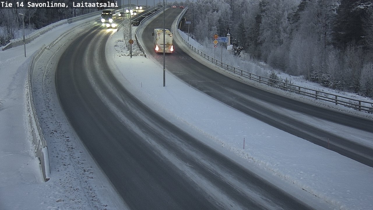 Kelikamerat Kuva Tie 14 Savonlinna, Laitaatsalmi, Savonlinna, Etelä-Savo