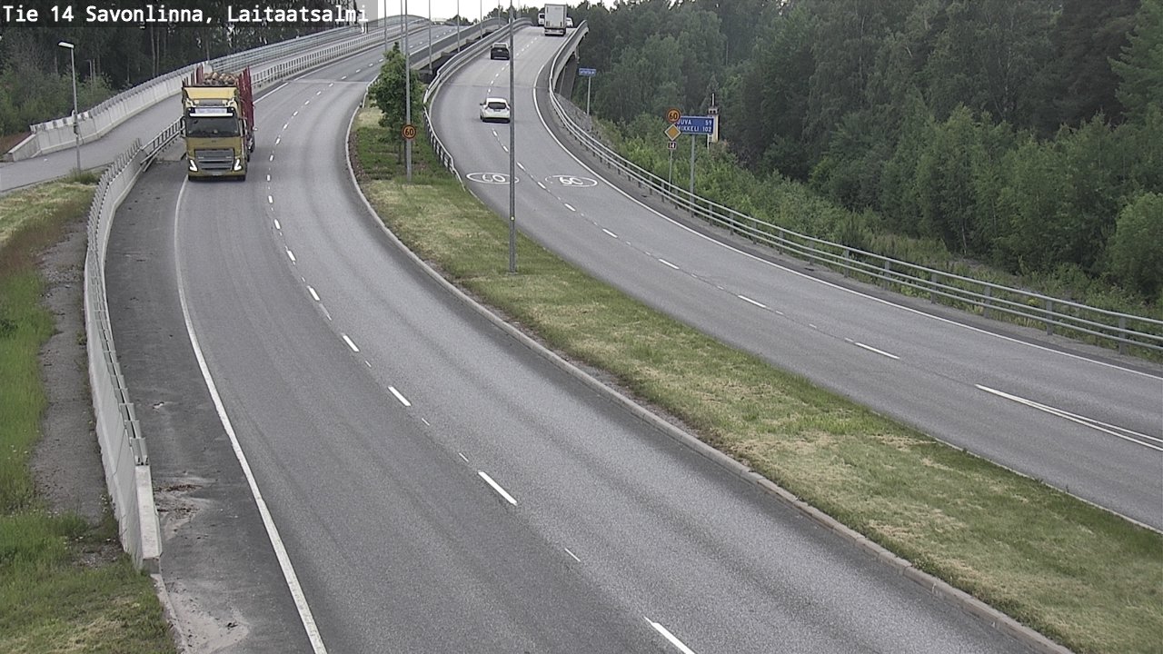 Kelikamerat Kuva Tie 14 Savonlinna, Laitaatsalmi, Savonlinna, Etelä-Savo