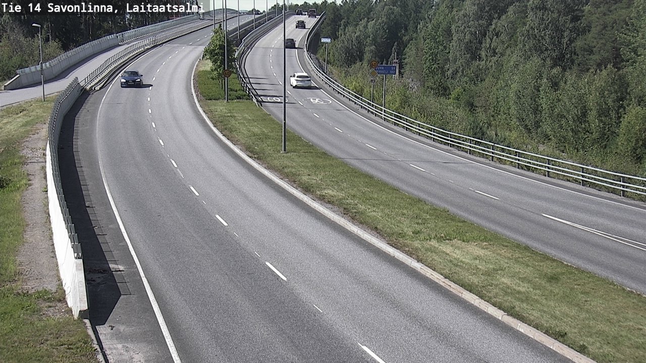 Kelikamerat Kuva Tie 14 Savonlinna, Laitaatsalmi, Savonlinna, Etelä-Savo