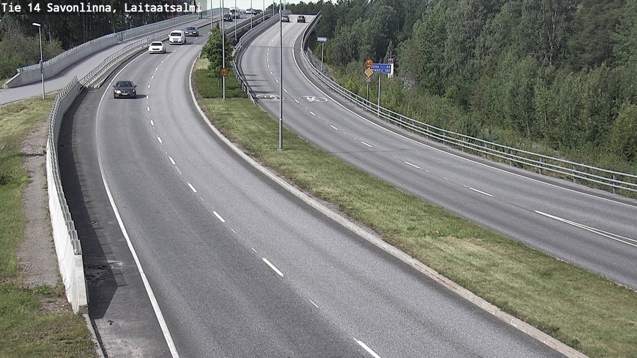 Kelikamerat Kuva Tie 14 Savonlinna, Laitaatsalmi, Savonlinna, Etelä-Savo