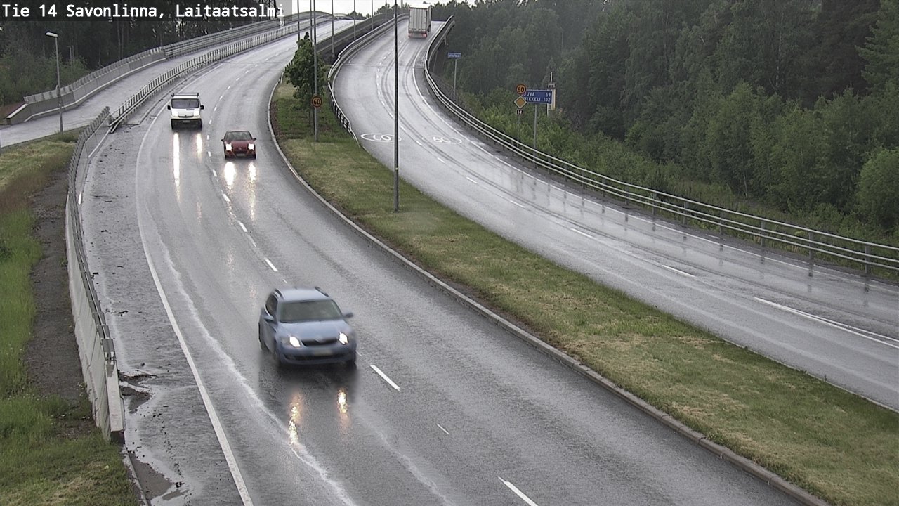 Kelikamerat Kuva Tie 14 Savonlinna, Laitaatsalmi, Savonlinna, Etelä-Savo