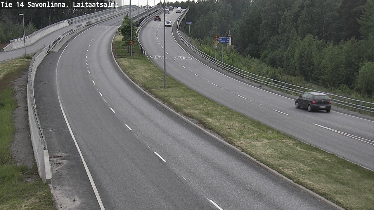 Kelikamerat Kuva Tie 14 Savonlinna, Laitaatsalmi, Savonlinna, Etelä-Savo