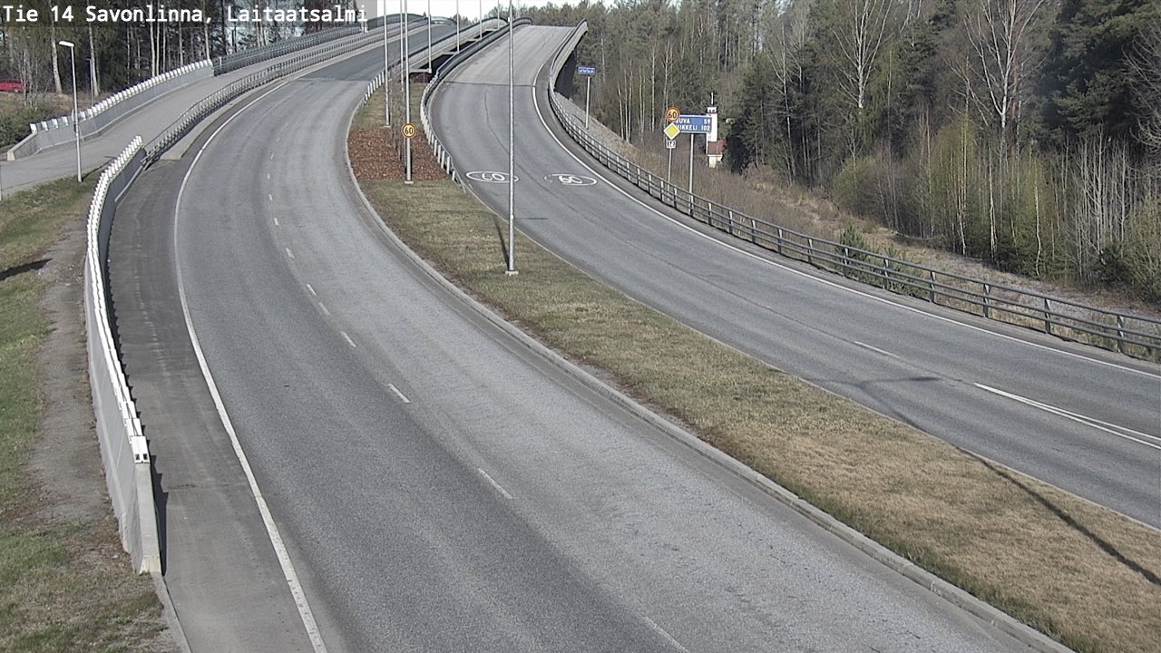 Kelikamerat Kuva Tie 14 Savonlinna, Laitaatsalmi, Savonlinna, Etelä-Savo