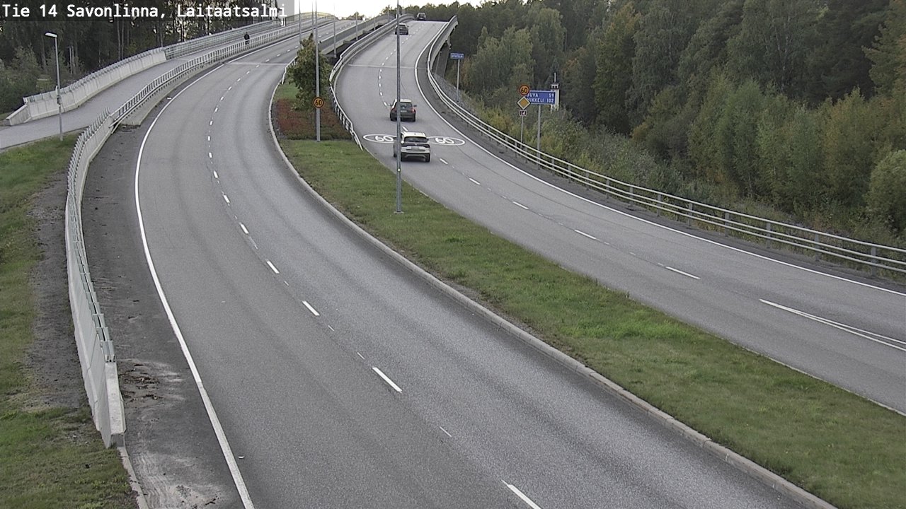 Kelikamerat Kuva Tie 14 Savonlinna, Laitaatsalmi, Savonlinna, Etelä-Savo