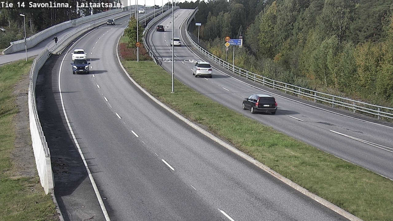 Kelikamerat Kuva Tie 14 Savonlinna, Laitaatsalmi, Savonlinna, Etelä-Savo