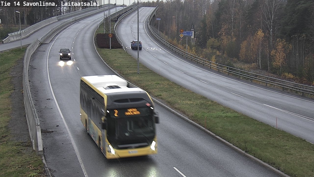 Kelikamerat Kuva Tie 14 Savonlinna, Laitaatsalmi, Savonlinna, Etelä-Savo