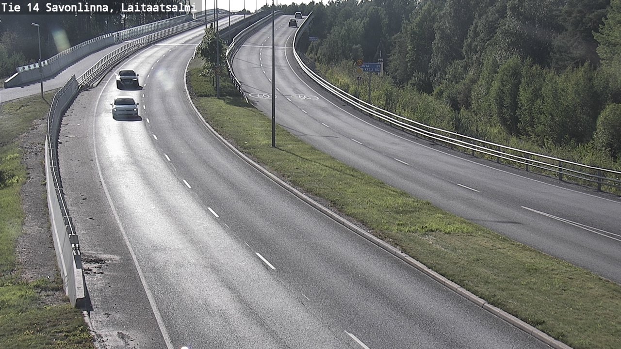 Kelikamerat Kuva Tie 14 Savonlinna, Laitaatsalmi, Savonlinna, Etelä-Savo