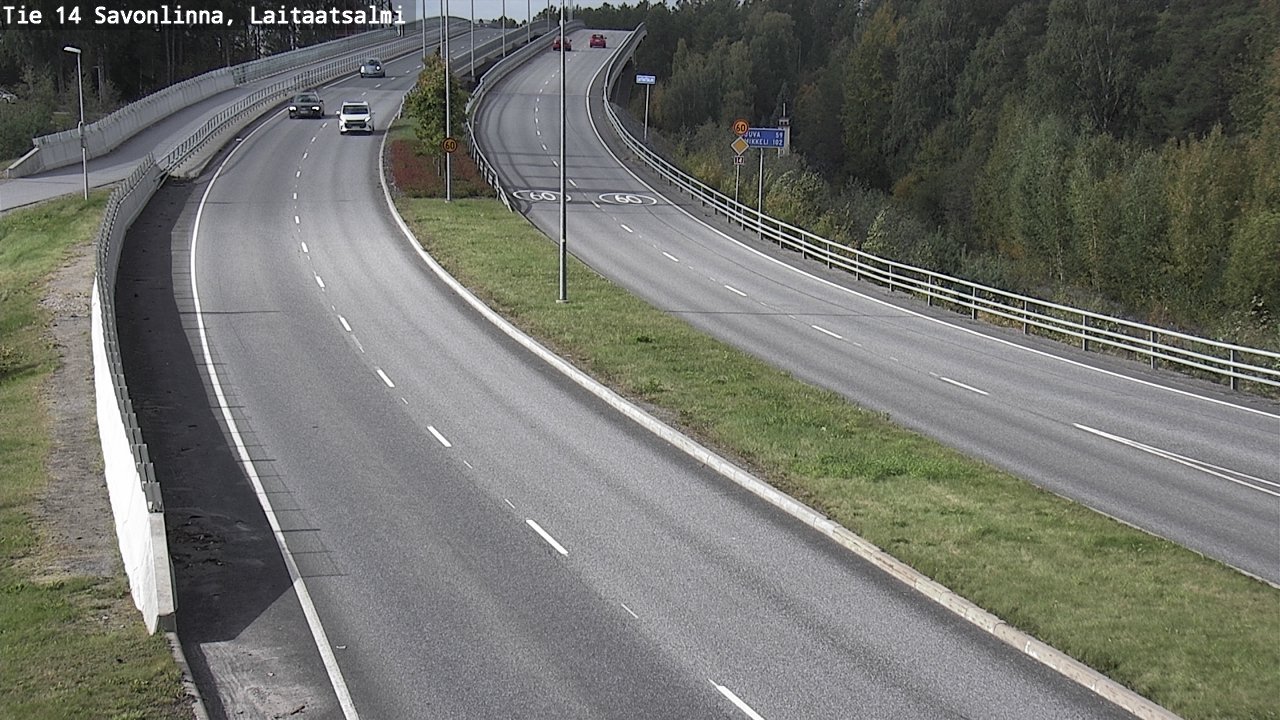 Kelikamerat Kuva Tie 14 Savonlinna, Laitaatsalmi, Savonlinna, Etelä-Savo