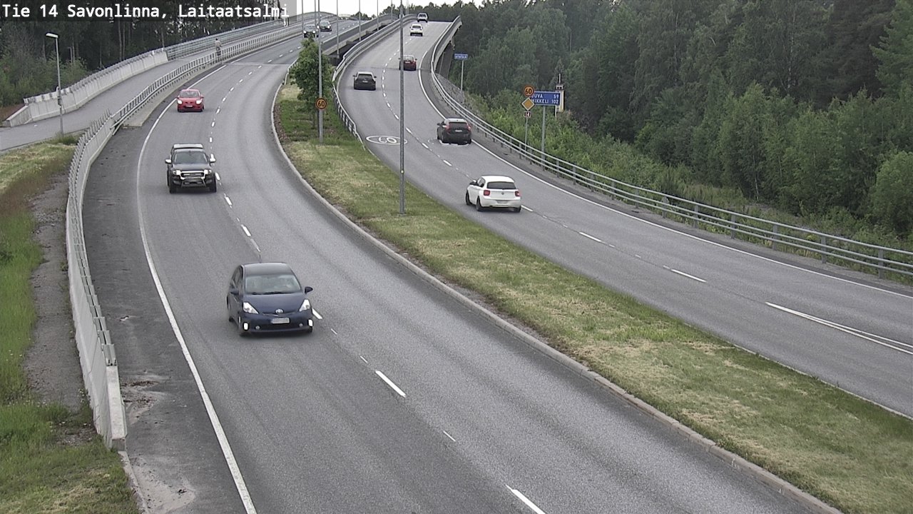 Kelikamerat Kuva Tie 14 Savonlinna, Laitaatsalmi, Savonlinna, Etelä-Savo