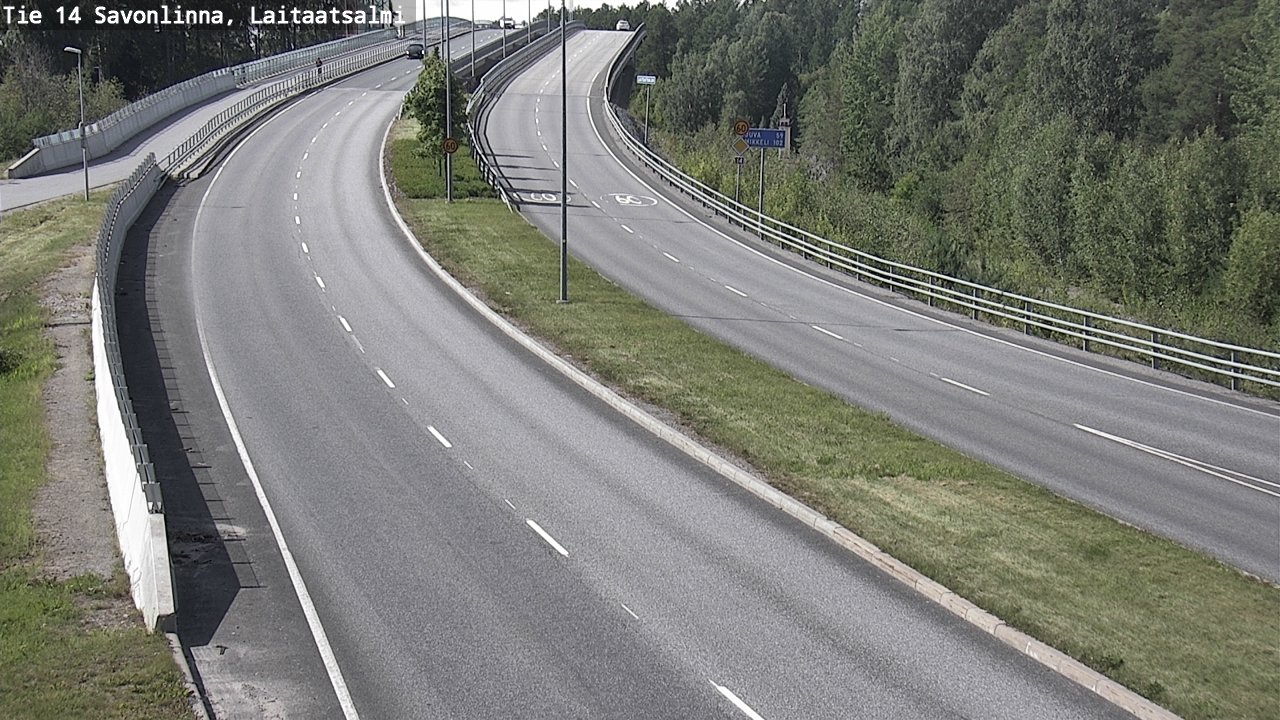 Kelikamerat Kuva Tie 14 Savonlinna, Laitaatsalmi, Savonlinna, Etelä-Savo