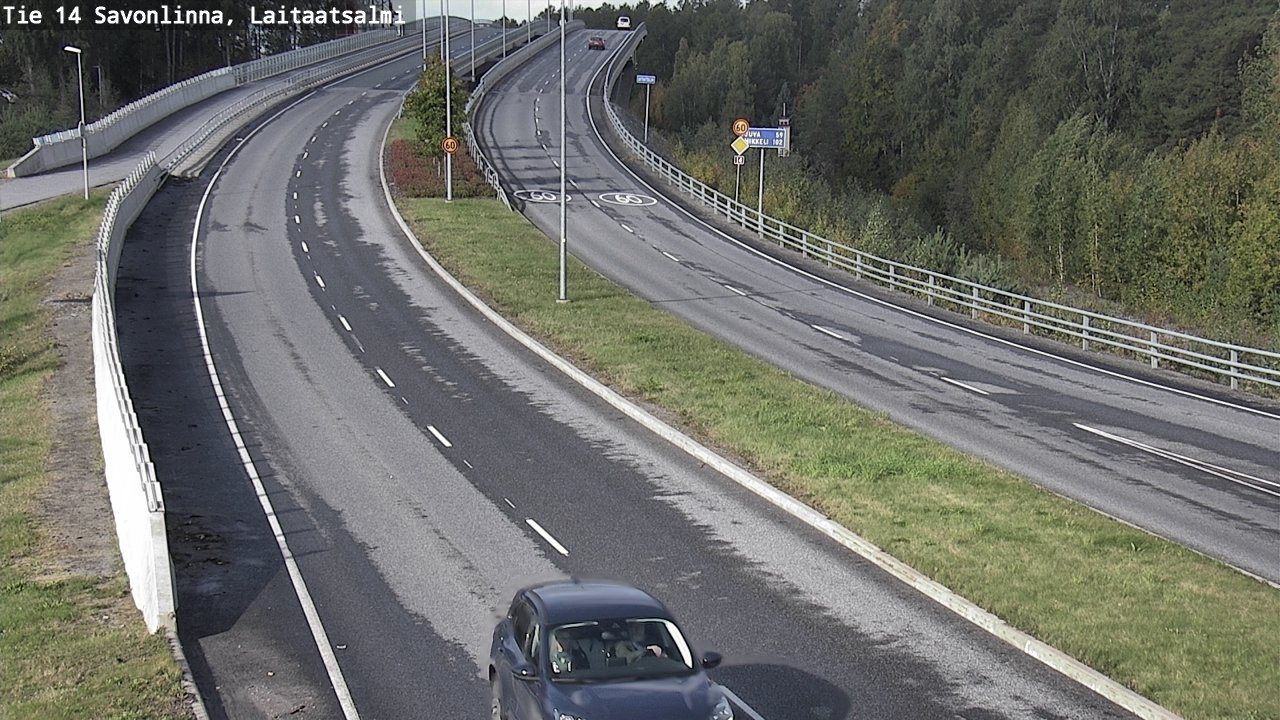 Kelikamerat Kuva Tie 14 Savonlinna, Laitaatsalmi, Savonlinna, Etelä-Savo