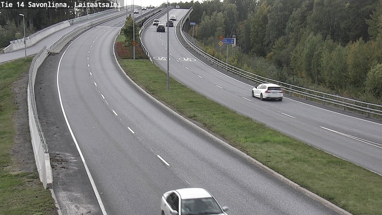 Kelikamerat Kuva Tie 14 Savonlinna, Laitaatsalmi, Savonlinna, Etelä-Savo