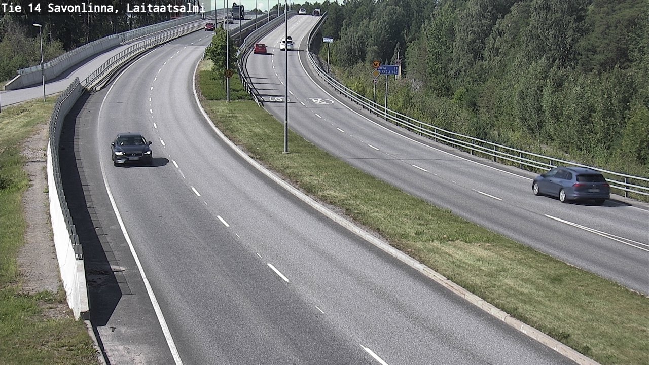 Kelikamerat Kuva Tie 14 Savonlinna, Laitaatsalmi, Savonlinna, Etelä-Savo