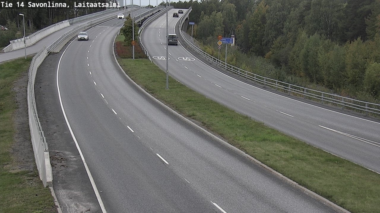 Kelikamerat Kuva Tie 14 Savonlinna, Laitaatsalmi, Savonlinna, Etelä-Savo