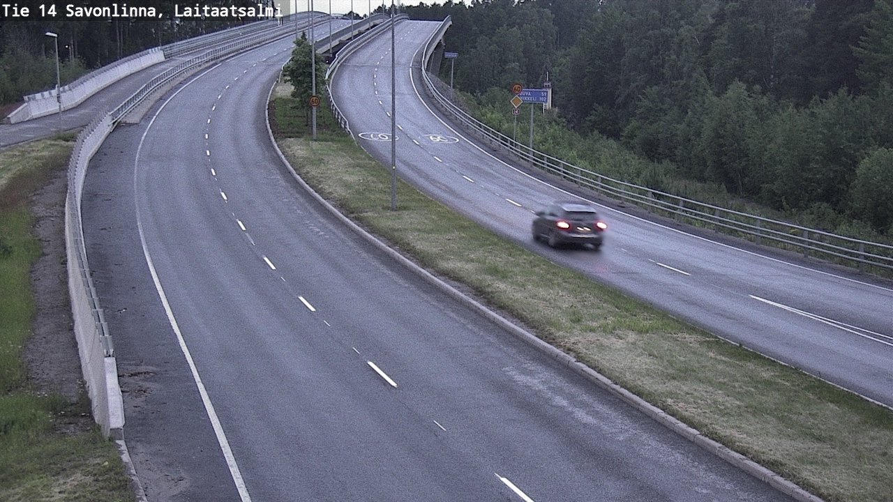 Kelikamerat Kuva Tie 14 Savonlinna, Laitaatsalmi, Savonlinna, Etelä-Savo