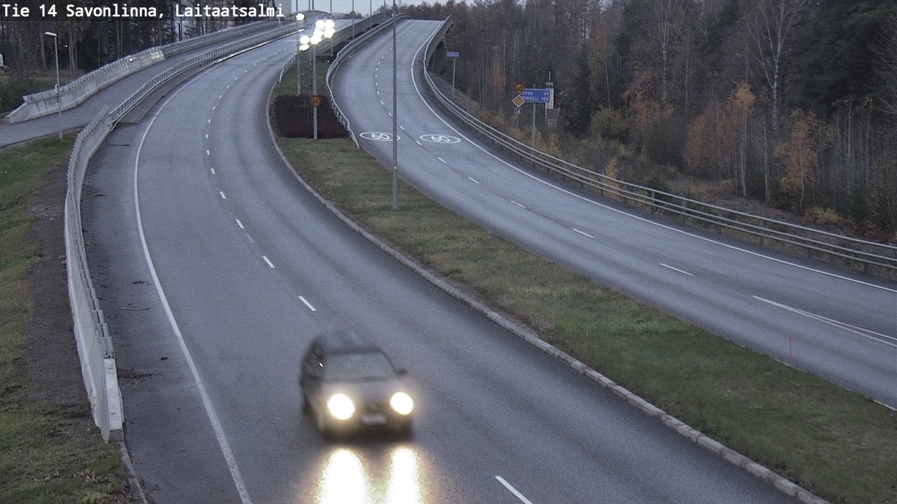 Kelikamerat Kuva Tie 14 Savonlinna, Laitaatsalmi, Savonlinna, Etelä-Savo