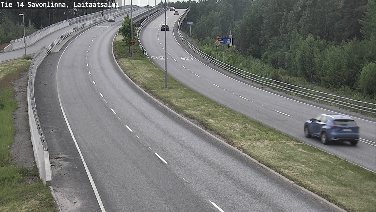 Kelikamerat Kuva Tie 14 Savonlinna, Laitaatsalmi, Savonlinna, Etelä-Savo
