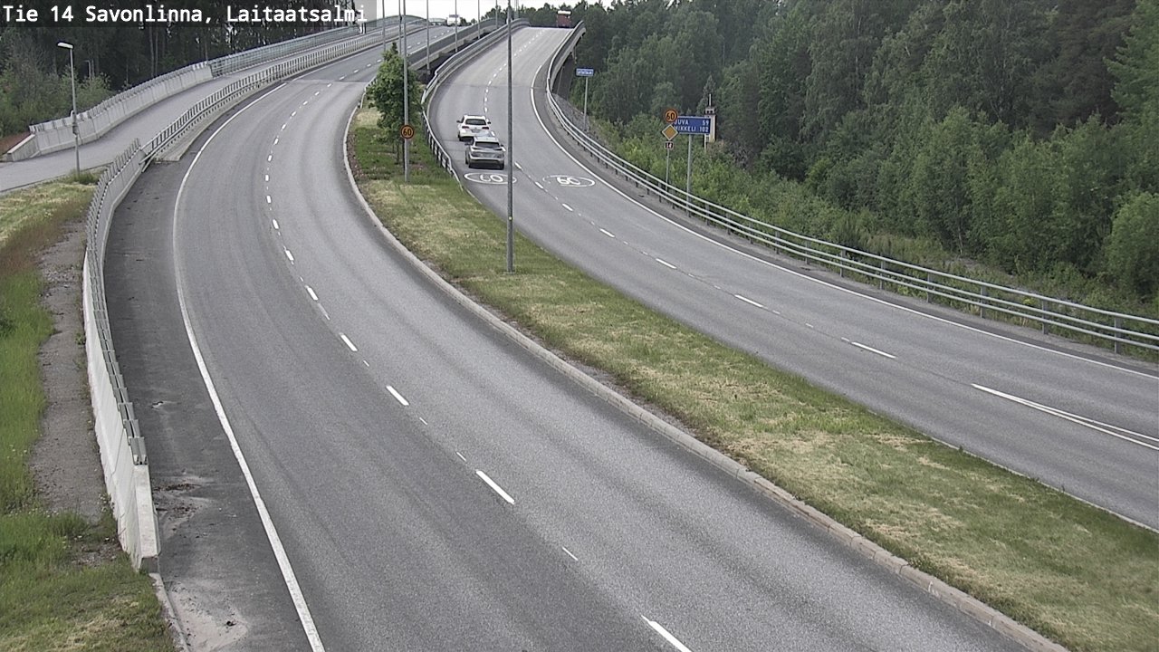 Kelikamerat Kuva Tie 14 Savonlinna, Laitaatsalmi, Savonlinna, Etelä-Savo