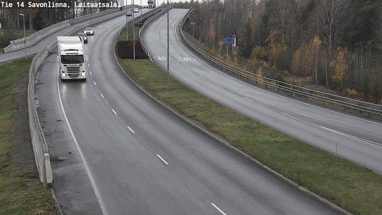 Kelikamerat Kuva Tie 14 Savonlinna, Laitaatsalmi, Savonlinna, Etelä-Savo