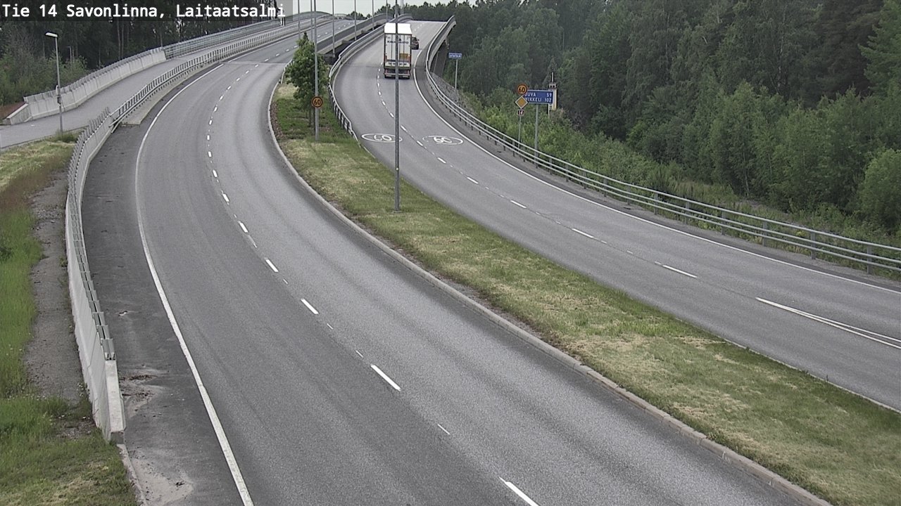 Kelikamerat Kuva Tie 14 Savonlinna, Laitaatsalmi, Savonlinna, Etelä-Savo