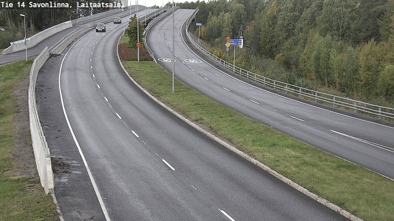 Kelikamerat Kuva Tie 14 Savonlinna, Laitaatsalmi, Savonlinna, Etelä-Savo