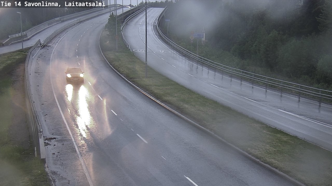 Kelikamerat Kuva Tie 14 Savonlinna, Laitaatsalmi, Savonlinna, Etelä-Savo
