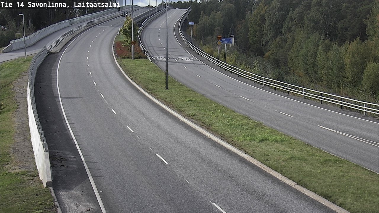 Kelikamerat Kuva Tie 14 Savonlinna, Laitaatsalmi, Savonlinna, Etelä-Savo