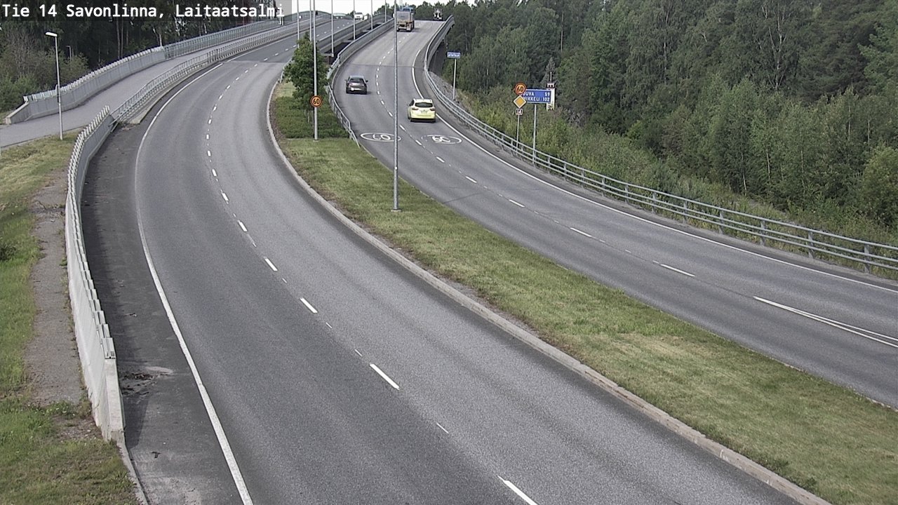 Kelikamerat Kuva Tie 14 Savonlinna, Laitaatsalmi, Savonlinna, Etelä-Savo