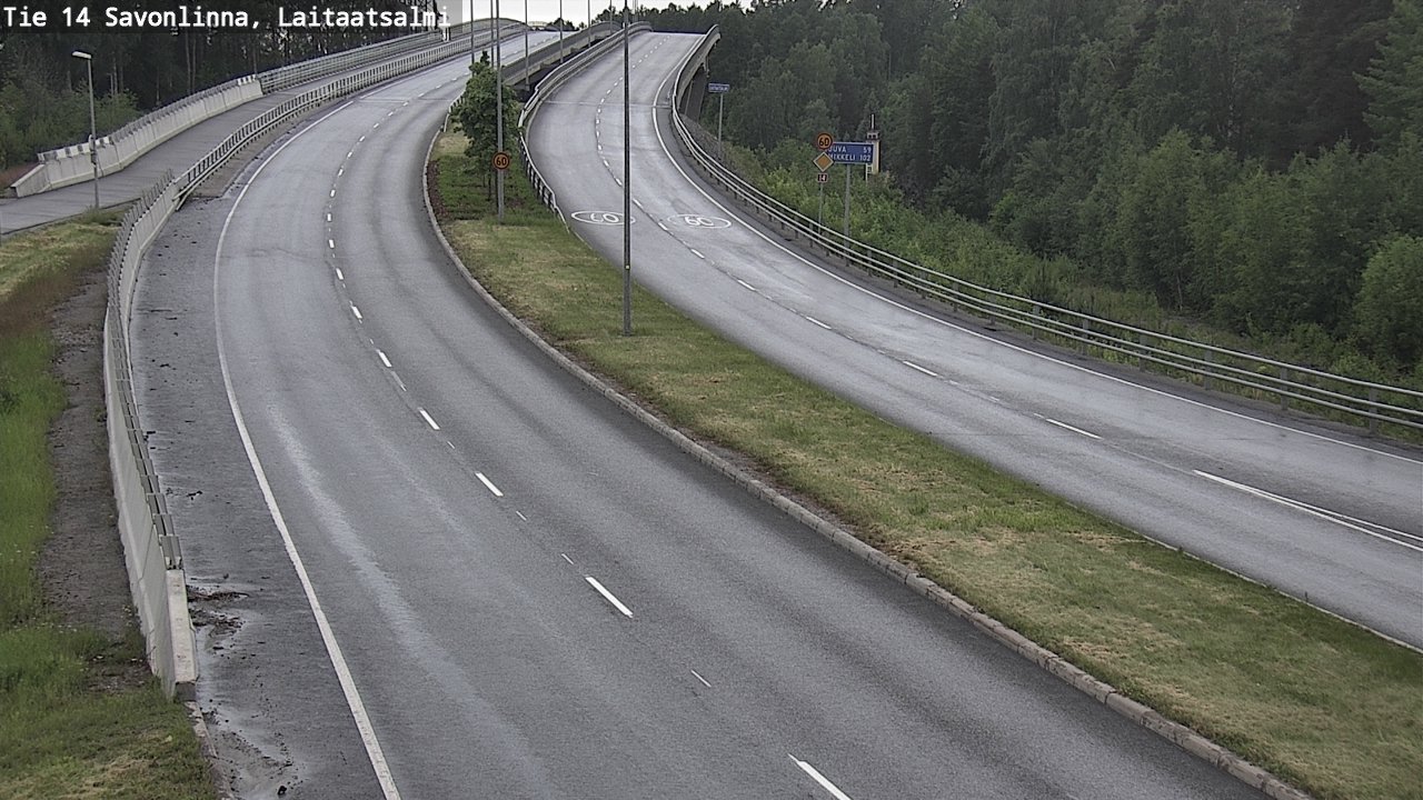 Kelikamerat Kuva Tie 14 Savonlinna, Laitaatsalmi, Savonlinna, Etelä-Savo