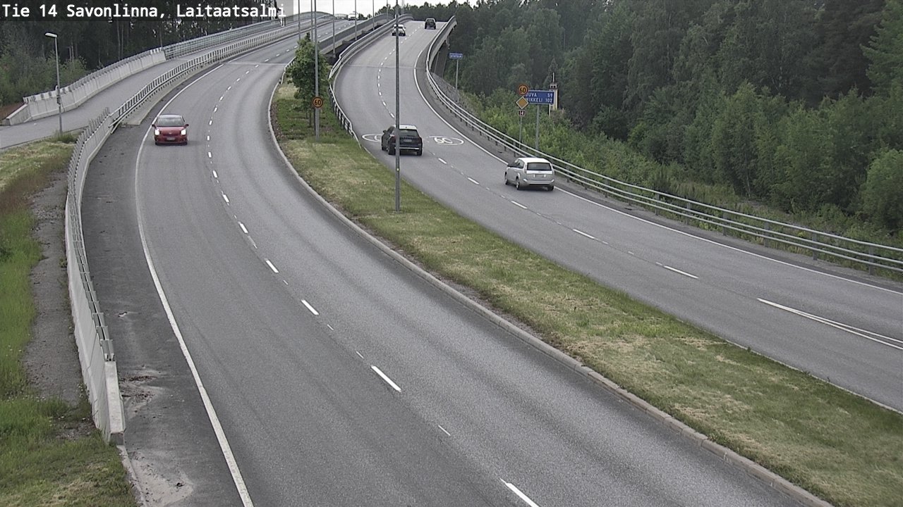 Kelikamerat Kuva Tie 14 Savonlinna, Laitaatsalmi, Savonlinna, Etelä-Savo