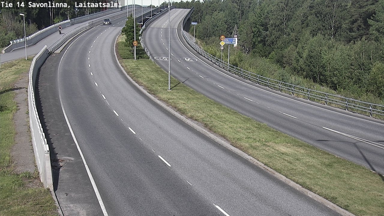 Kelikamerat Kuva Tie 14 Savonlinna, Laitaatsalmi, Savonlinna, Etelä-Savo