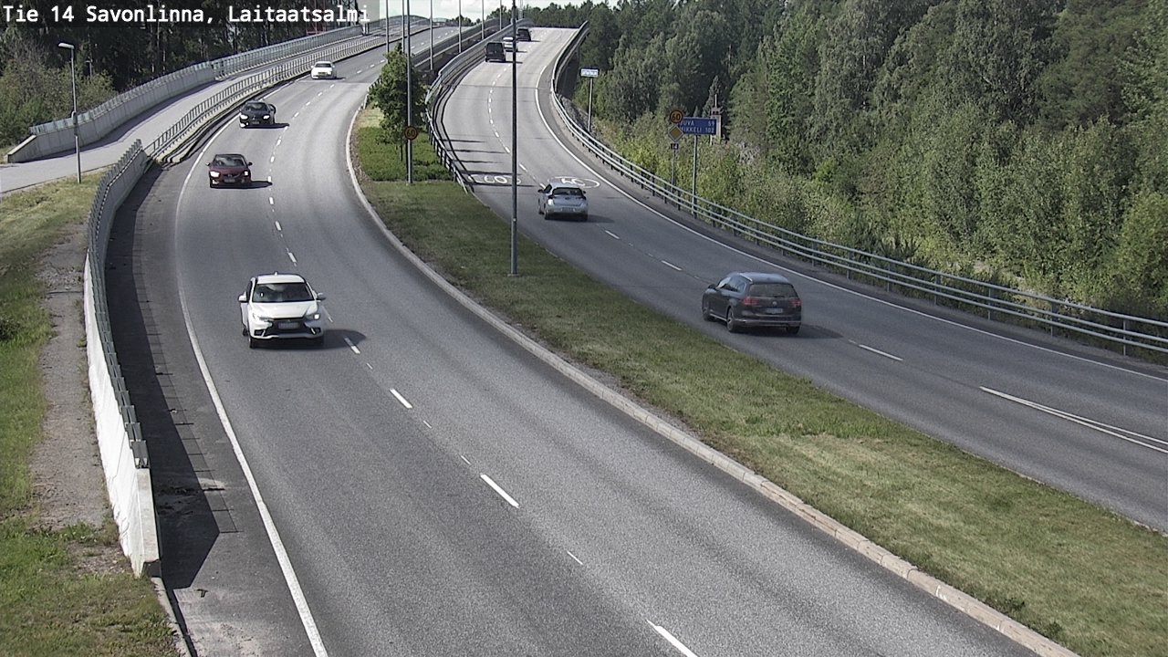 Kelikamerat Kuva Tie 14 Savonlinna, Laitaatsalmi, Savonlinna, Etelä-Savo