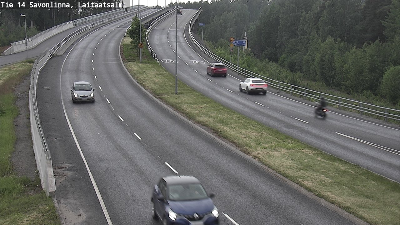 Kelikamerat Kuva Tie 14 Savonlinna, Laitaatsalmi, Savonlinna, Etelä-Savo