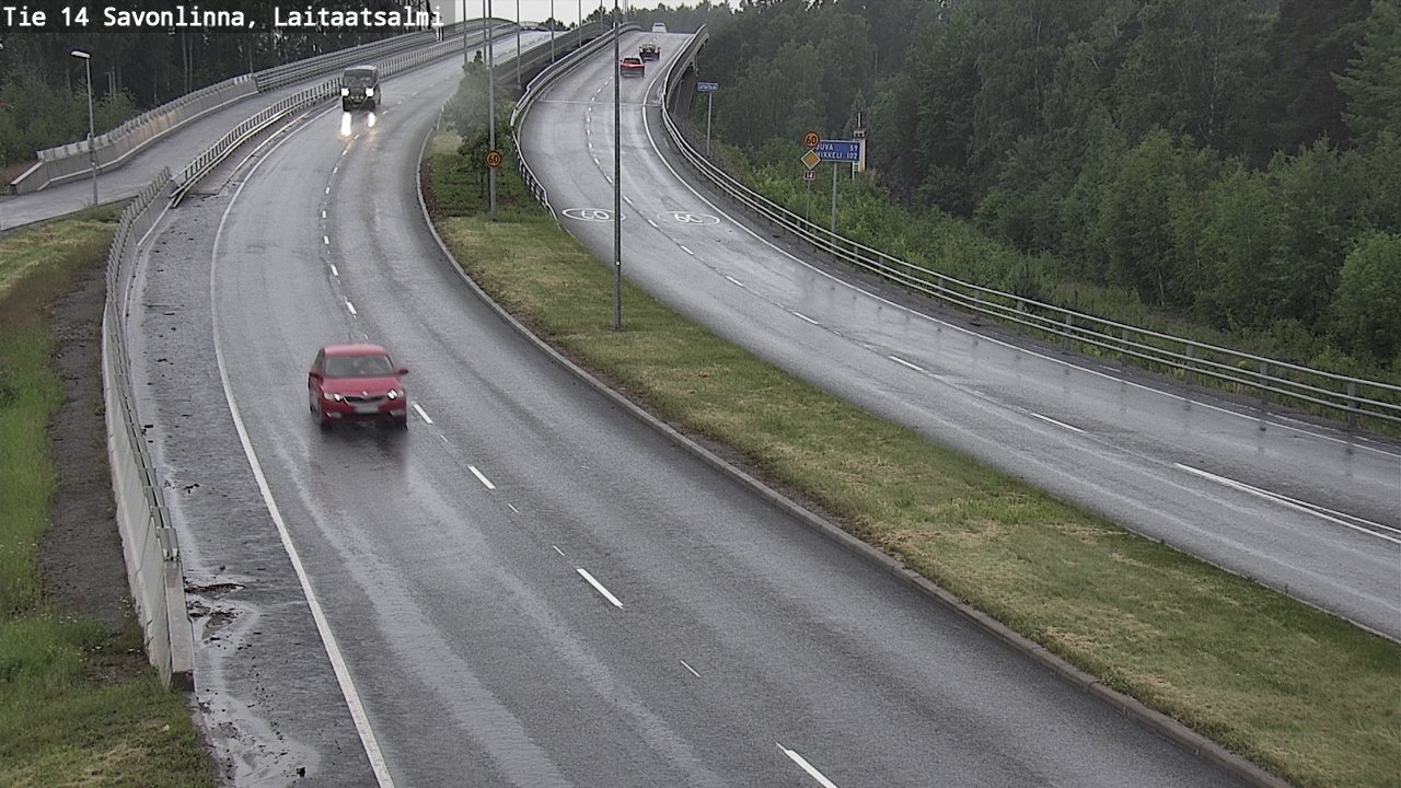Kelikamerat Kuva Tie 14 Savonlinna, Laitaatsalmi, Savonlinna, Etelä-Savo