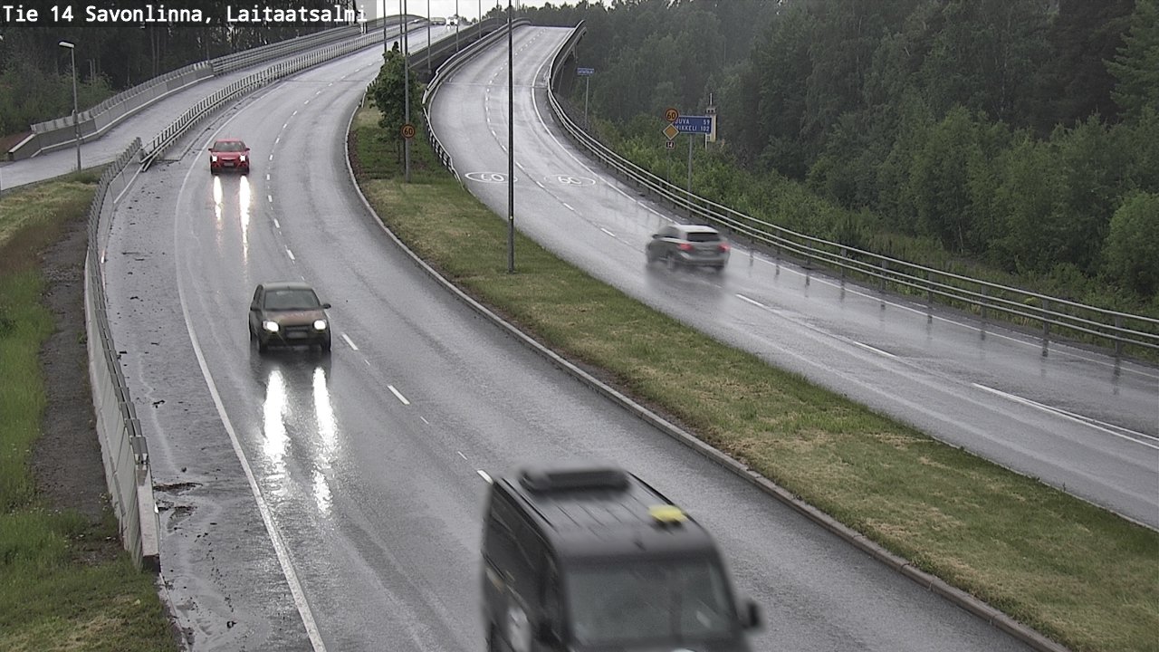 Kelikamerat Kuva Tie 14 Savonlinna, Laitaatsalmi, Savonlinna, Etelä-Savo
