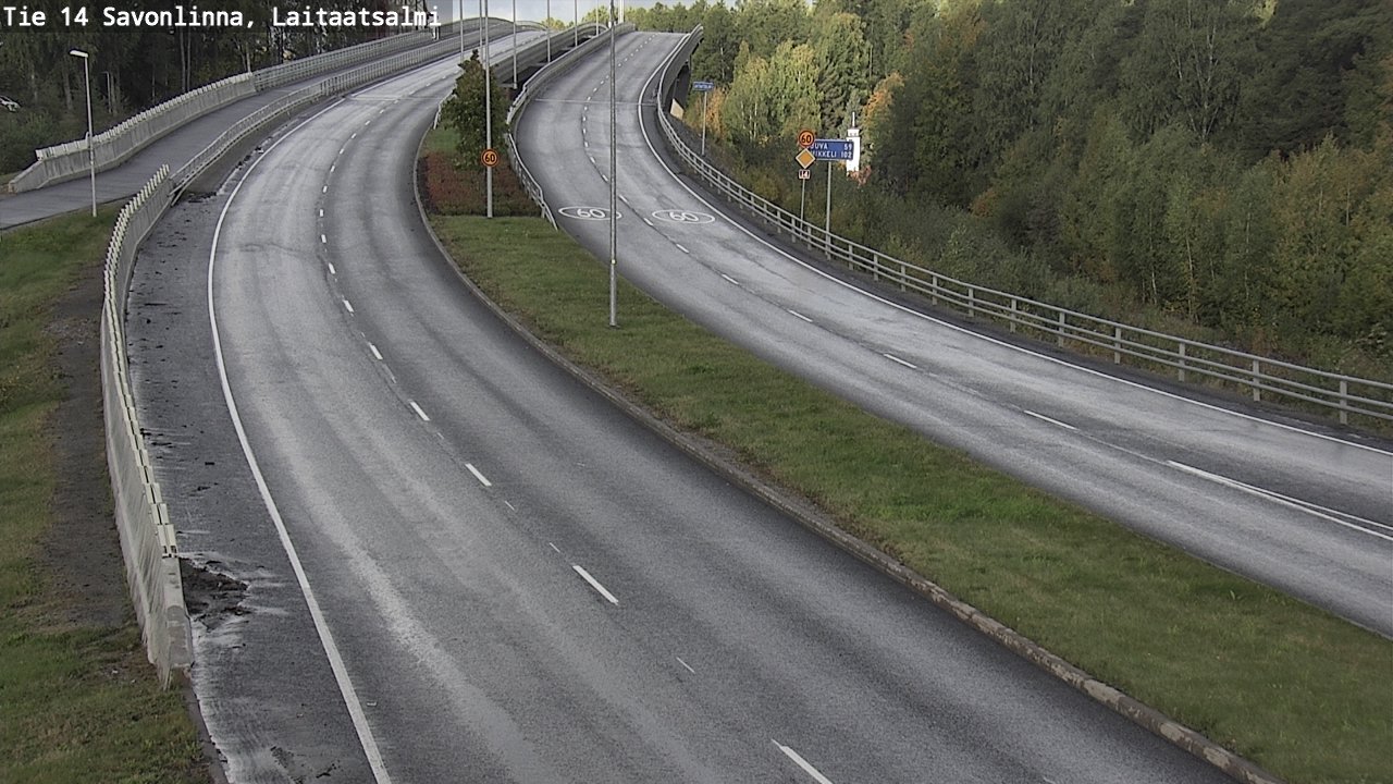 Kelikamerat Kuva Tie 14 Savonlinna, Laitaatsalmi, Savonlinna, Etelä-Savo