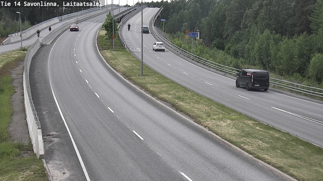 Kelikamerat Kuva Tie 14 Savonlinna, Laitaatsalmi, Savonlinna, Etelä-Savo