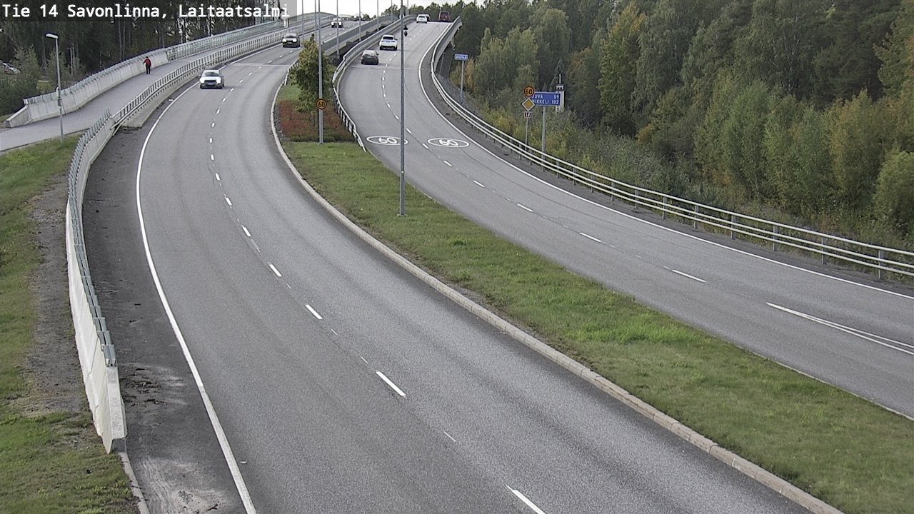 Kelikamerat Kuva Tie 14 Savonlinna, Laitaatsalmi, Savonlinna, Etelä-Savo
